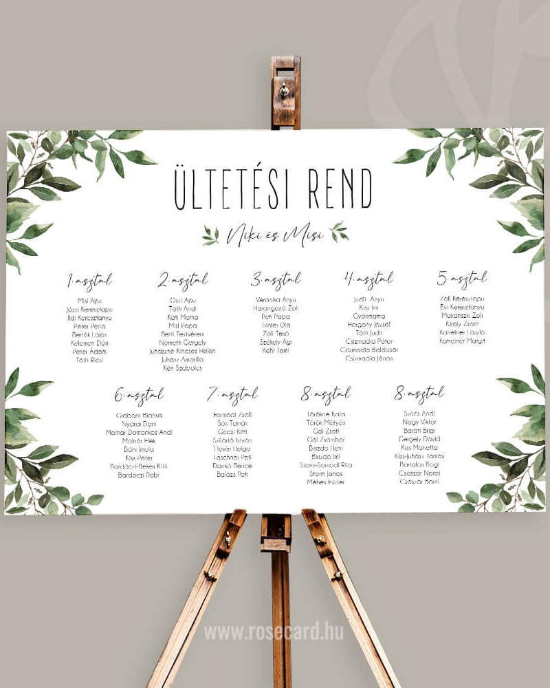 Ominos Seating chart