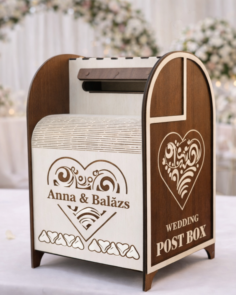 Mailbox shaped gift box