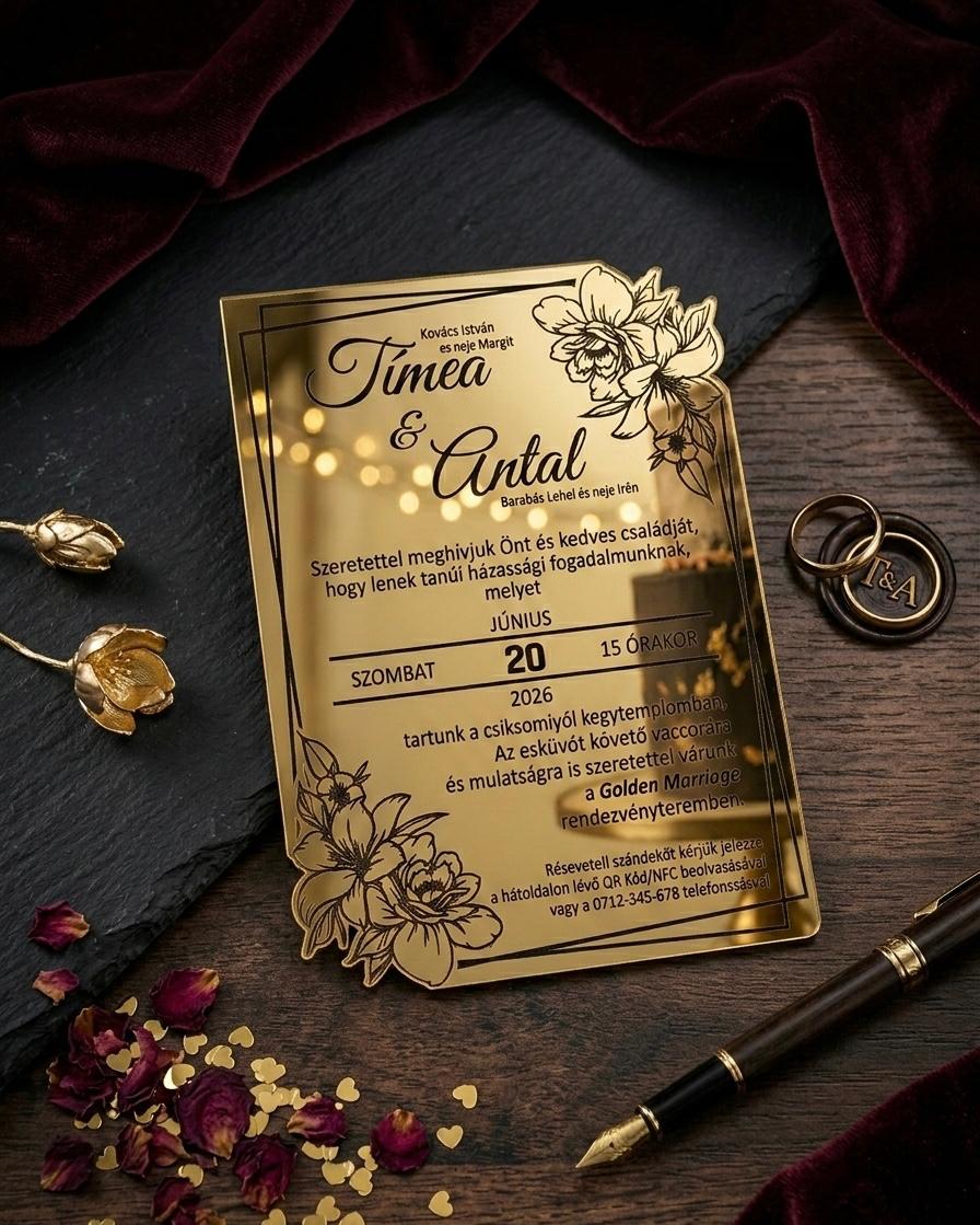 Premium Reflective Invitation